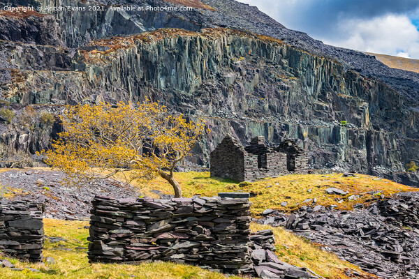 Dinorwic Slate Quarry North Wales Picture Board by Adrian Evans