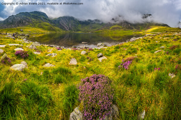 Cwm Idwal Snowdonia  Picture Board by Adrian Evans