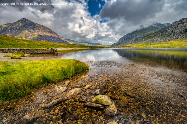 Idwal Lake Snowdonia  Picture Board by Adrian Evans