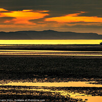 Buy canvas prints of Rhyl Beach Sunset Wales by Adrian Evans