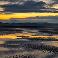 Buy canvas prints of Beach Sunset Rhyl Wales by Adrian Evans