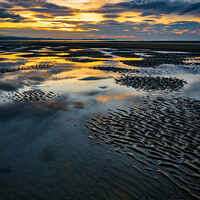 Buy canvas prints of Rhyl Beach Sunset Wales by Adrian Evans