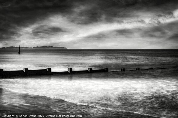 Rhyl Seascape Wales Picture Board by Adrian Evans