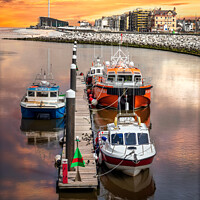 Buy canvas prints of Rhyl Harbour Wales by Adrian Evans