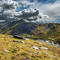 Buy canvas prints of Snowdon Mountain Llanberis  by Adrian Evans