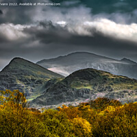Buy canvas prints of Snowdon Mountain From Llanberis  by Adrian Evans