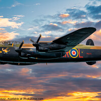Buy canvas prints of Lancaster Bomber  by Adrian Evans