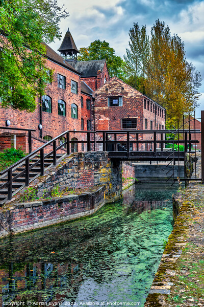 Shropshire Canal Coalport Picture Board by Adrian Evans