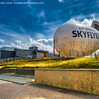 Buy canvas prints of Zip World Skyflyer Wales by Adrian Evans