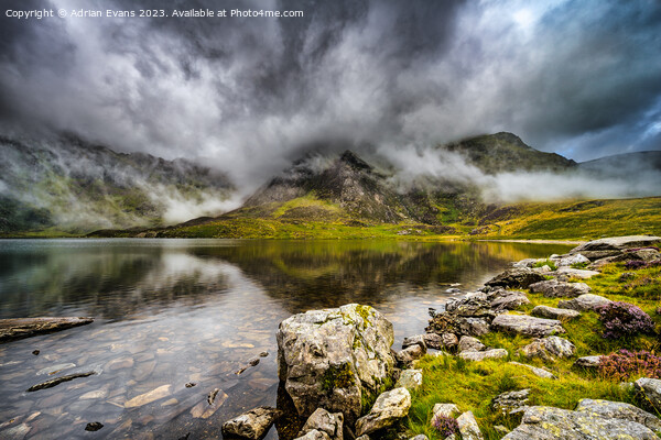 Llyn Idwal Snowdonia  Wales Picture Board by Adrian Evans