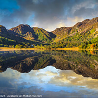 Buy canvas prints of Autumn Serenity at Llyn Crafnant by Adrian Evans