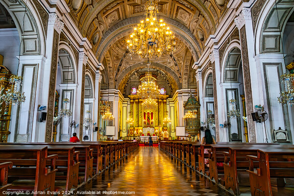 San Agustin Church Manila Philippines Picture Board by Adrian Evans