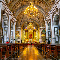 Buy canvas prints of San Agustin Church Manila Philippines by Adrian Evans