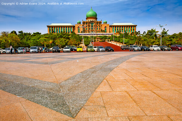 Malaysian Federal Government Administrative Centre Picture Board by Adrian Evans
