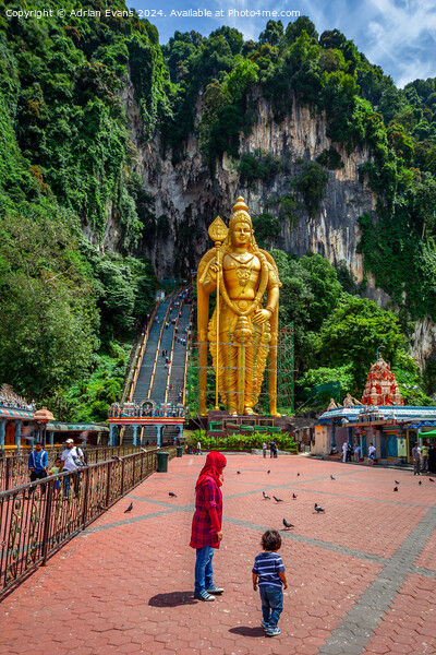 Murugan Statue KL Malaysia Picture Board by Adrian Evans
