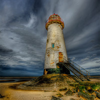 Buy canvas prints of Talacre Lighthouse by Adrian Evans