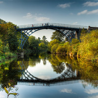 Buy canvas prints of The Iron Bridge Shropshire by Adrian Evans