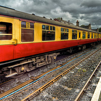 Buy canvas prints of 1963 British Railway Carriage by Adrian Evans