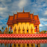 Buy canvas prints of Buddha Temple by Adrian Evans