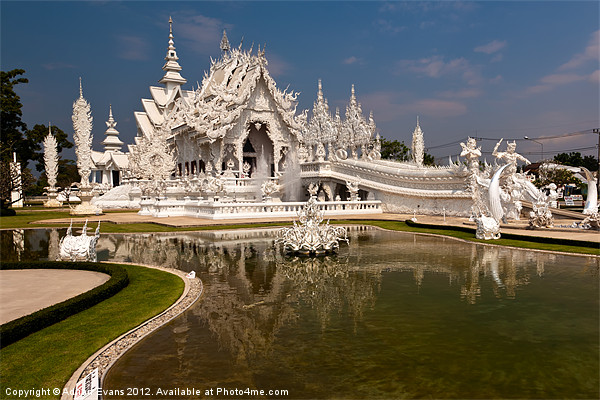The White Temple Picture Board by Adrian Evans