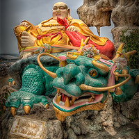 Buy canvas prints of Green Dragon Temple by Adrian Evans