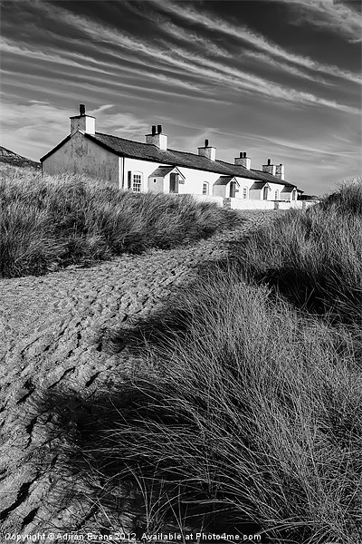 Pilot Cottages Llanddwyn Island Anglesey Picture Board by Adrian Evans