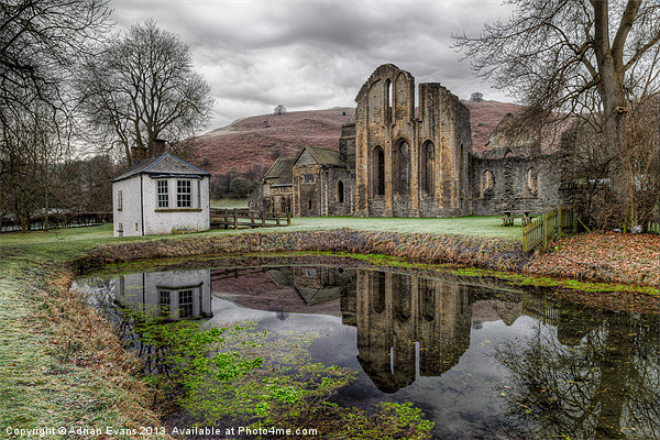 Valle Crucis Abbey Picture Board by Adrian Evans