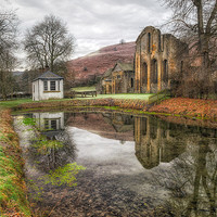 Buy canvas prints of Valle Crucis Abbey Llangollen by Adrian Evans