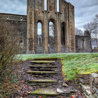 Buy canvas prints of Abbey Steps by Adrian Evans