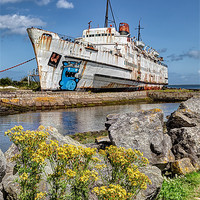 Buy canvas prints of Rusty Ship by Adrian Evans