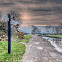 Buy canvas prints of Llangollen Canal by Adrian Evans