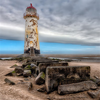 Buy canvas prints of The Abandoned Talacre Lighthouse by Adrian Evans