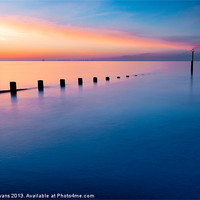 Buy canvas prints of Sunset Seascape by Adrian Evans