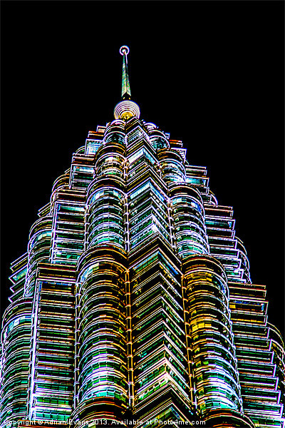 Petronas Tower Kuala Lumpur  Picture Board by Adrian Evans