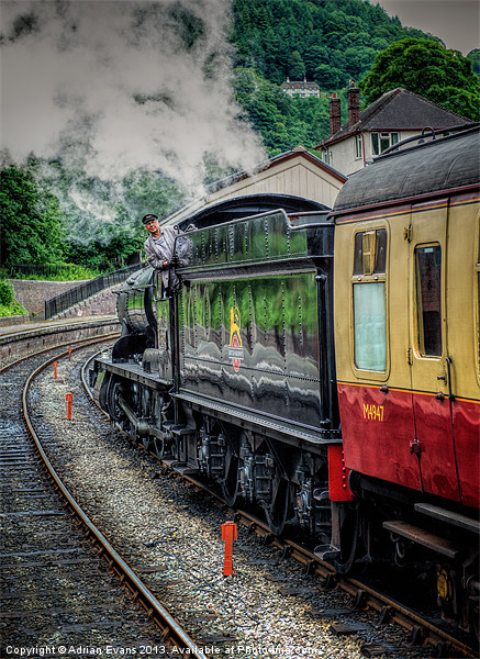 3082 Steam Loco Picture Board by Adrian Evans