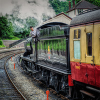 Buy canvas prints of 3082 Steam Loco by Adrian Evans