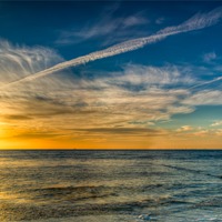 Buy canvas prints of Vapor Trails by Adrian Evans