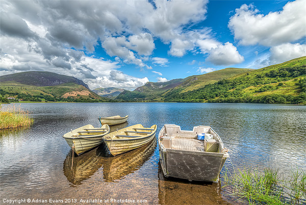 Nantlle Uchaf Lake Picture Board by Adrian Evans