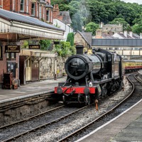 Buy canvas prints of Steam Train by Adrian Evans