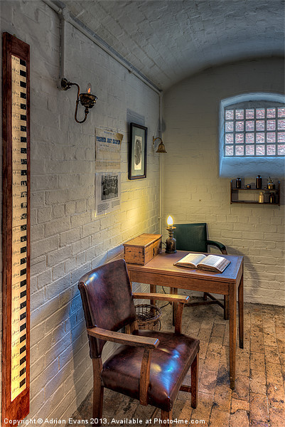 Victorian Jail Office Picture Board by Adrian Evans