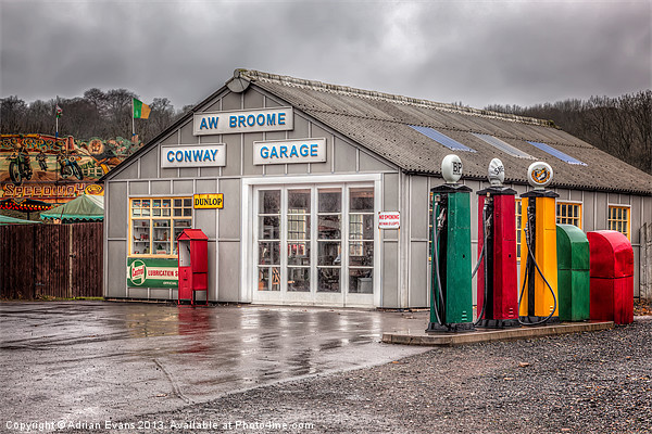 Victorian Garage Picture Board by Adrian Evans