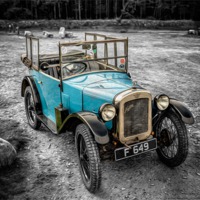 Buy canvas prints of Austin 7 Classic Car  by Adrian Evans