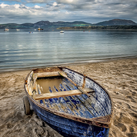 Buy canvas prints of Beach Boat Morfa Nefyn by Adrian Evans