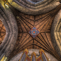 Buy canvas prints of Cathedral Ceiling by Adrian Evans