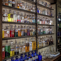 Buy canvas prints of Victorian Chemist by Adrian Evans