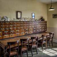 Buy canvas prints of Victorian Pharmacy by Adrian Evans