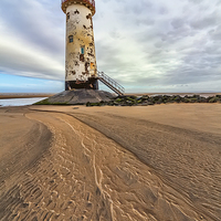 Buy canvas prints of Lighthouse at Point of Ayre by Adrian Evans