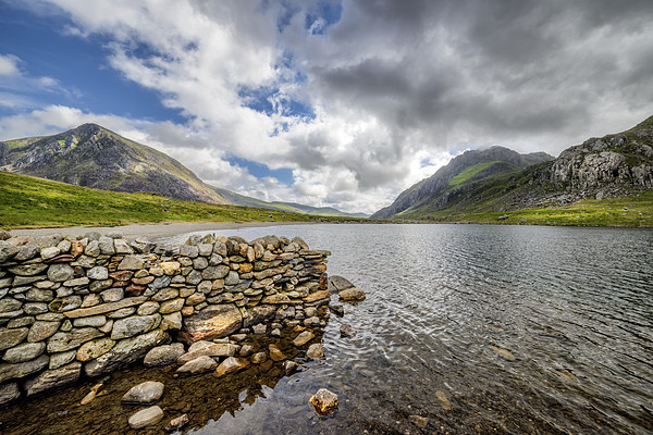 Idwal Lake Picture Board by Adrian Evans