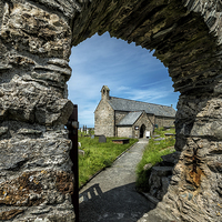 Buy canvas prints of St Patrick Church Llanbadrig  Anglesey by Adrian Evans
