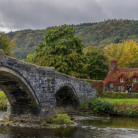 Buy canvas prints of Autumn Cottage by Adrian Evans